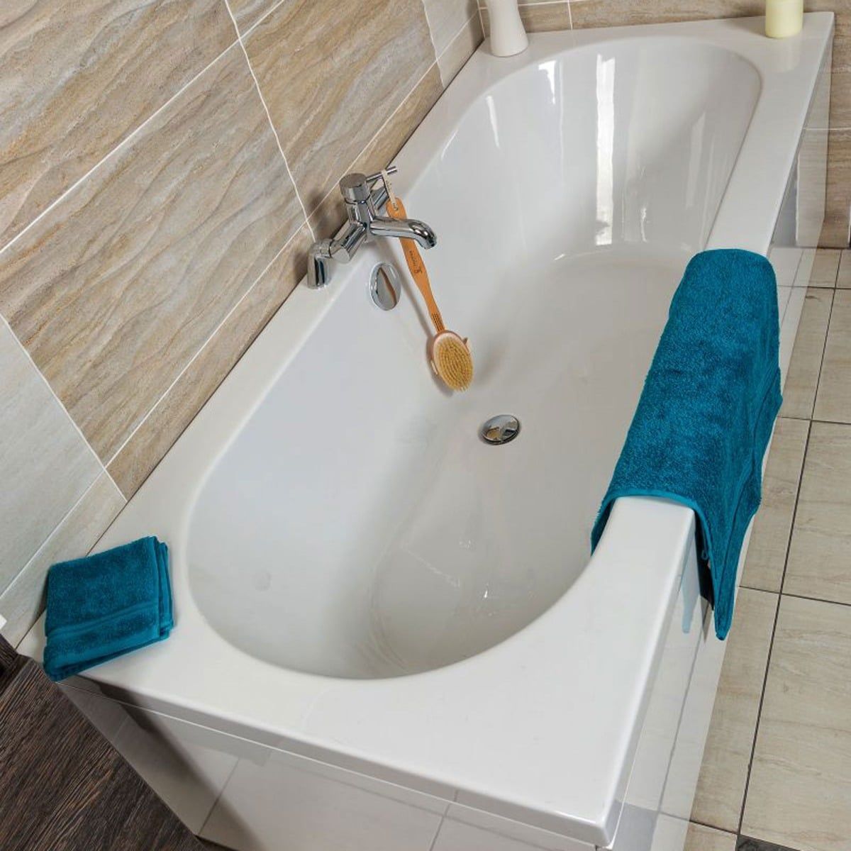 Ollerton Double Ended Standard Acrylic Bath – 1800 x 800mm | Bath